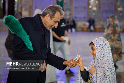 سفره افطار در شب میلاد امام حسن مجتبی(ع)