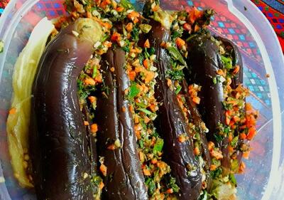 طرز تهیه ترشی بادمجان مخلوط رو بیا اینجا سریع یاد بگیر!