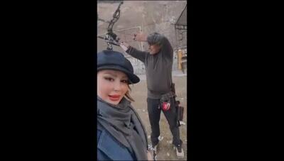 تیراندازی حرفه ای نیوشا ضیغمی و آقای دکتر زیبایی اش به سبک رابین هود / لحظات متفاوت بازیگر سینما که جنجال به پا کرد