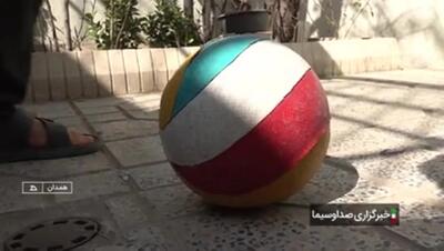 حوادث چهارشنبه آخر سال و نابینا شدن نوجوان همدانی + فیلم
