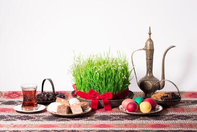 بهترین ایده تزیین سفره هفت سین برای عید 1404 + فیلم - سبک ایده آل