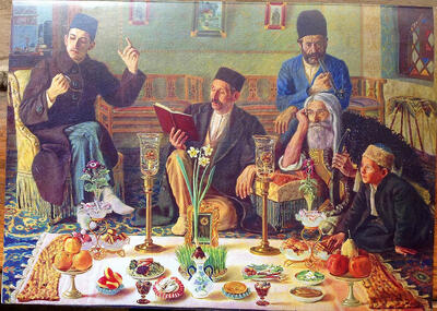 تابلوی«هفت‌سین» حسین شیخ