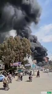 ببینید| انفجار انبار نفت در دمشق