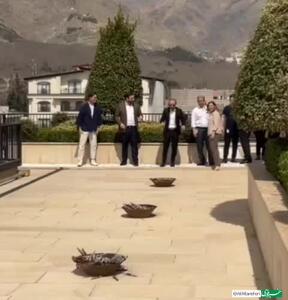 فیلم ویژه سفارت استرالیا از برگزاری مراسم چهارشنبه‌سوری در محوطه سفارت در تهران