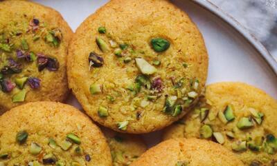 طرز تهیه شیرینی دیلایت زعفرانی خوشمزه؛ ویژه عید نوروز