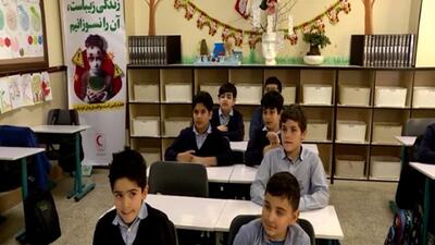 پیشگیری از حوادث چهارشنبه سوری با آموزش ایمنی و آگاهی‌سازی در مدارس + فیلم