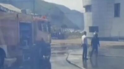 مهار آتش سوزی تانکر‌های گازوییل در آزاد راه رشت قزوین