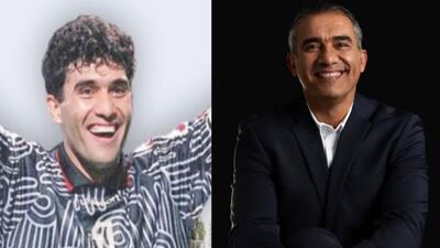 تصویر روز | چهره دیدنی «احمدرضا عابدزاده» در منزلشون کنار سفره هفت سین 1404 | گلی شی