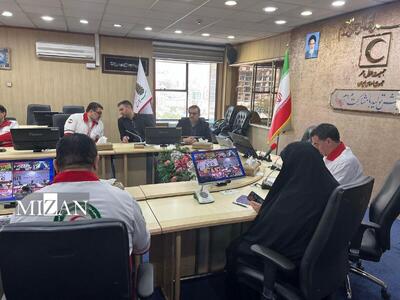 بازدید بازرس کل امور بهداشت و درمان سازمان بازرسی از ستاد ملی خدمات یکپارچه جمعیت هلال احمر در طرح نوروزی/ مشکلات استان‌ها بررسی شد