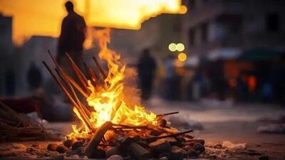 ببینید| صحنه های آخر الزمانی از چهارشنبه سوری بانه | رویداد24