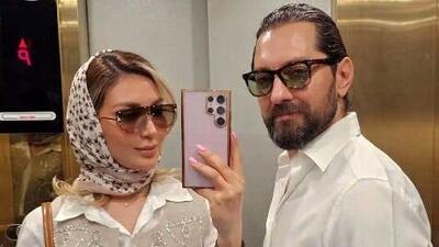 استایل همسر بهرام رادان در کنار دریا / عکس