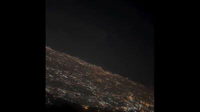 نمایی متفاوت از چهارشنبه سوری از کابین خلبان (فیلم)