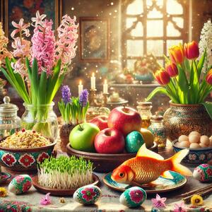 پیام تبریک عید نوروز 1404/ 50 پیام تبریک عید خلاقانه