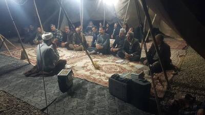 فیلم/ احیای شب قدر در سیاه‌ چادر عشایری