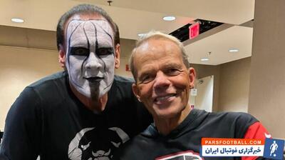 بازگشت استینگ به WWE برای معرفی لکس لوگر به تالار مشاهیر - پارس فوتبال