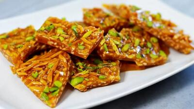 سوهان خانگی، شیرینی سنتی محبوب ایرانی برای شب عید