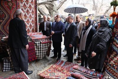 نمایشگاه نوروزی صنایع‌دستی در عمارت خسروآباد سنندج برپا شد