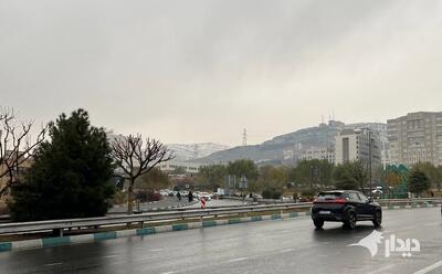 بارش باران و مه‌گرفتگی در محور‌های شمالی/ ترافیک نیمه‌سنگین در چالوس