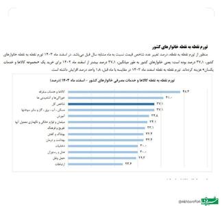 عکس/ نرخ تورم سالانه ۳۲.۵ درصد اعلام شد | اقتصاد24