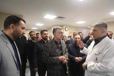 بازدید وزیر بهداشت از بیمارستان‌های تهران در نوروز