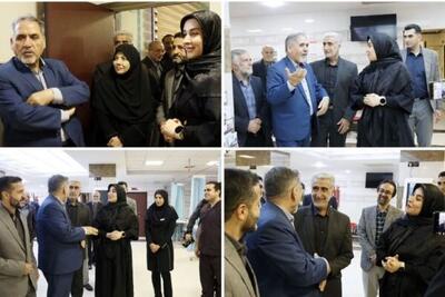 بازدید نوروزی رئیس دانشگاه علوم پزشکی تهران از بیمارستان‌ های دماوند