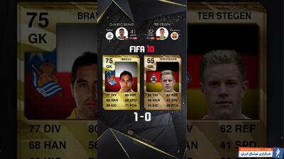 مقایسه ریتینگ مارک آندره تراشتگن و کلودیو براوو؛ از FIFA 10 تا FC 25 - پارس فوتبال