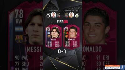 مقایسه ریتینگ لیونل مسی و کریستیانو رونالدو از FIFA 06 تا EA FC 24  - پارس فوتبال