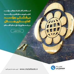 درخشش مؤسسه اعتباری ملل در رشد منابع بانکی استان گلستان