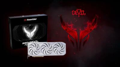 شیطان سرخ در لباس سفید! کارت گرافیک Red Devil Spectral White در راه است