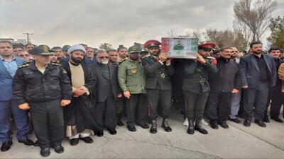 مراسم تشییع پیکر شهید «مهران پیری» در دلفان برگزار شد