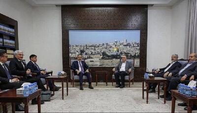 دیدار وزیر امور خارجه ترکیه با هیاتی از حماس