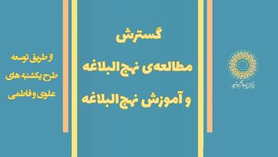 گسترش مطالعه‌ی نهج‌البلاغه و آموزش نهج‌البلاغه از طریق گسترش طرح یکشنبه‌های علوی و فاطمی