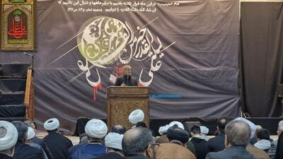 مسعود پزشکیان در حرم امام: حضرت علی برای عدالت شهید شد