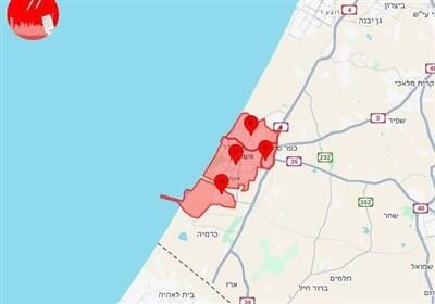 حمله راکتی مقاومت فلسطین به عسقلان - تسنیم