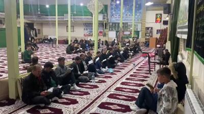 مراسم احیای شب بیست و یکم ماه رمضان در نیکویه+ فیلم