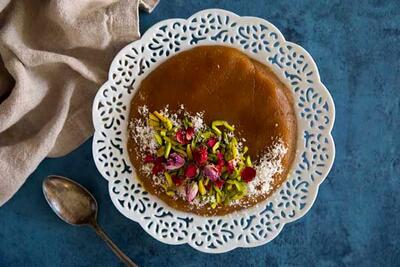 طرز تهیه حلوای اوماج با شیره انگور یک دسر مقوی برای افطار