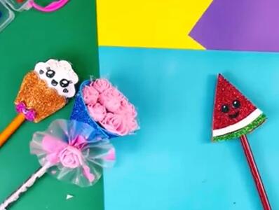 ساخت سر مدادی های خیلی شیک برای بچه ها!