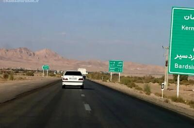 فرار راننده اتوبوس مسافربری ایرانی که افغان بود / در جاده کرمان رخ داد