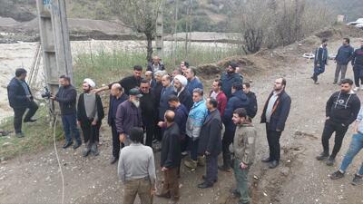 بازدید استاندار گیلان از منطقه سیل زده اشکورات رودسر