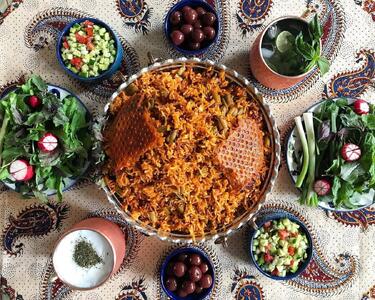 طرز تهیه لوبیا پلو خوشمزه مجلسی + فیلم - سبک ایده آل