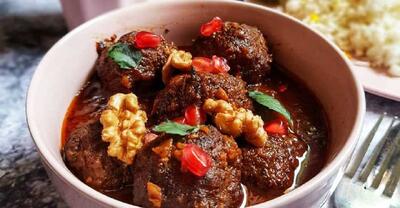 طرز تهیه کوفته انار خوشمزه ی شب چله و فوت و فن های تهیه آن