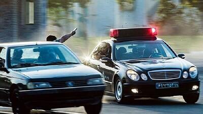 عملیات نفسگیر تعقیب و گریز گشت پلیس آگاهی تهران بزرگ در خیابان‌های نیاوران (فیلم)