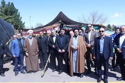 امام جمعه قزوین از چادرهای عشایری نوروزی بازدید کرد