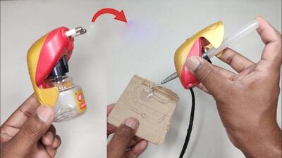 آموزش ساخت چسب تفنگی در خانه با مواد دور ریختنی