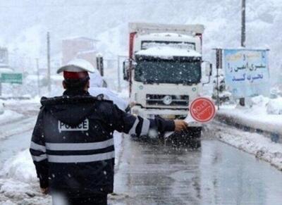 آغاز بارش شدید برف در برخی جاده‌های کشور - اکونیوز