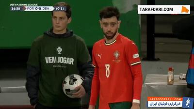 گل به خودی یواخیم اندرسن مقابل پرتغال (پرتغال 1-0 دانمارک) - پارس فوتبال