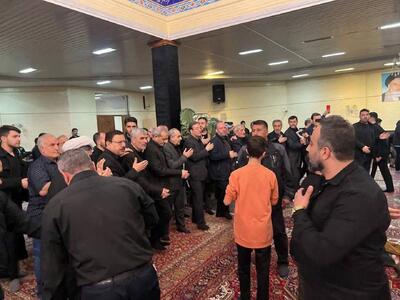 سینه زنی پزشکیان در مراسم احیای شب سوم قدر