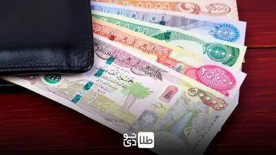 قیمت دینار عراق و دینار کویت امروز ۱۴۰۴/۰۱/۰۴