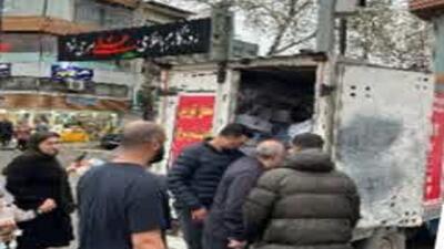 توزیع سیار ۱۰ تن مرغ و گوشت منجمد در ساری برای تنظیم بازار نوروزی