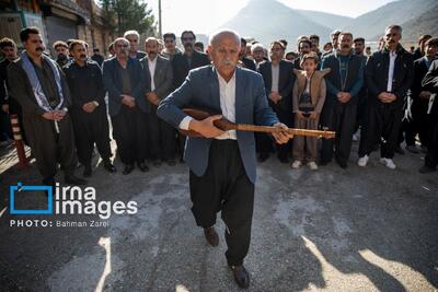 عکس/ تنبور نوازی نوروزی ‎